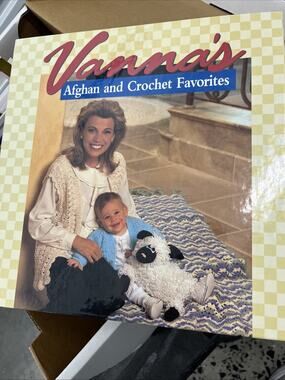 Vanna White Afghan And Crochet Favorites Oxmoor House Binder Many Patterns